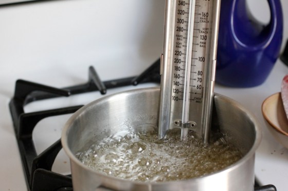 Marshmallow syrup boil