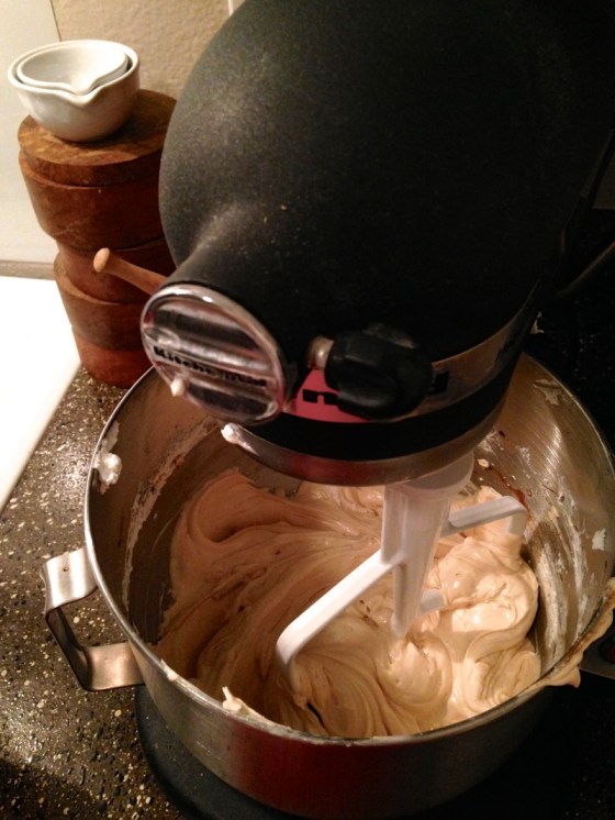 Whipping in Caramel with Paddle Attachment