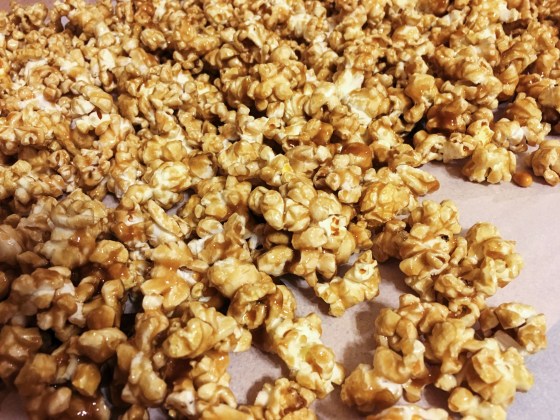 Caramel Corn Drying